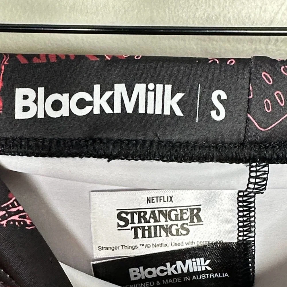 BLACKMILK Stranger Things Demogorgon Hunters Graffiti Leggings Ombre {G47} - Picture 6 of 6